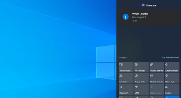 Ekintza-zentroa ikusezin edo ez erakusteko ataza-barran erakusten diren 10 modu Windows 10