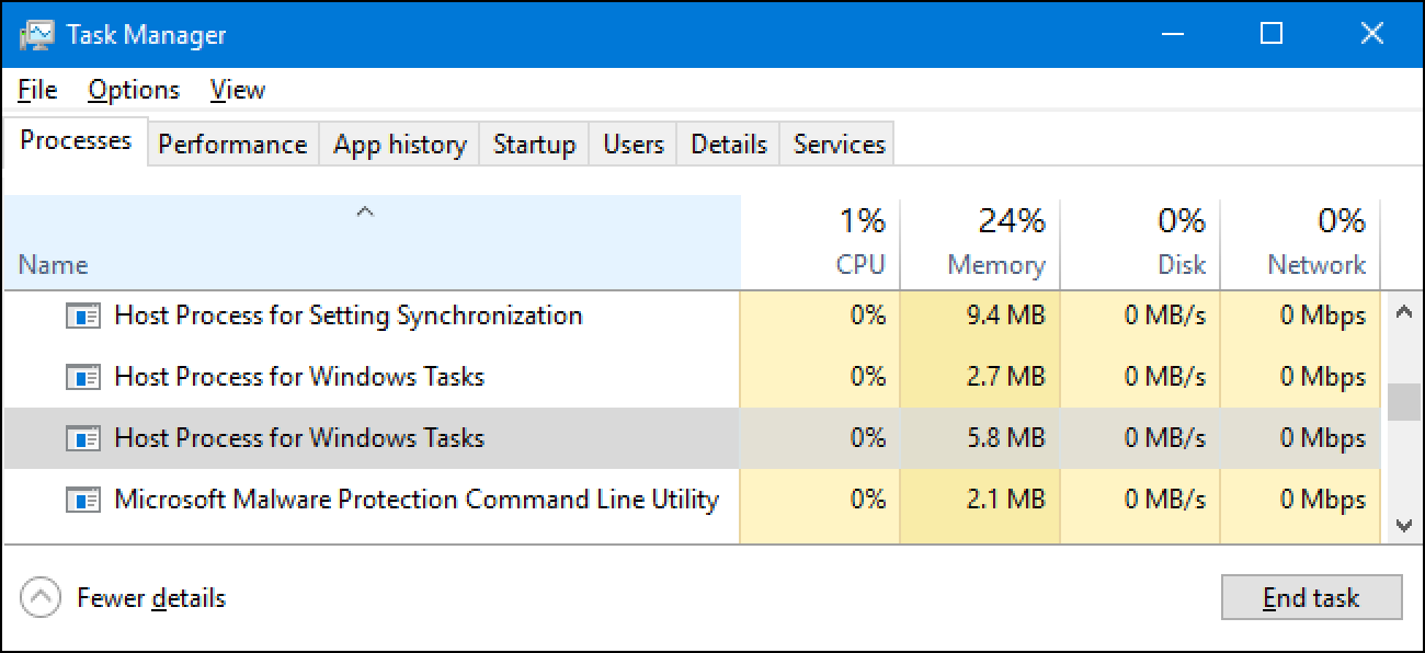 Zertarako da “Prozesu ostalaria Windows Zereginak ”, eta zergatik ari dira hainbeste ordenagailuan nire ordenagailuan?
