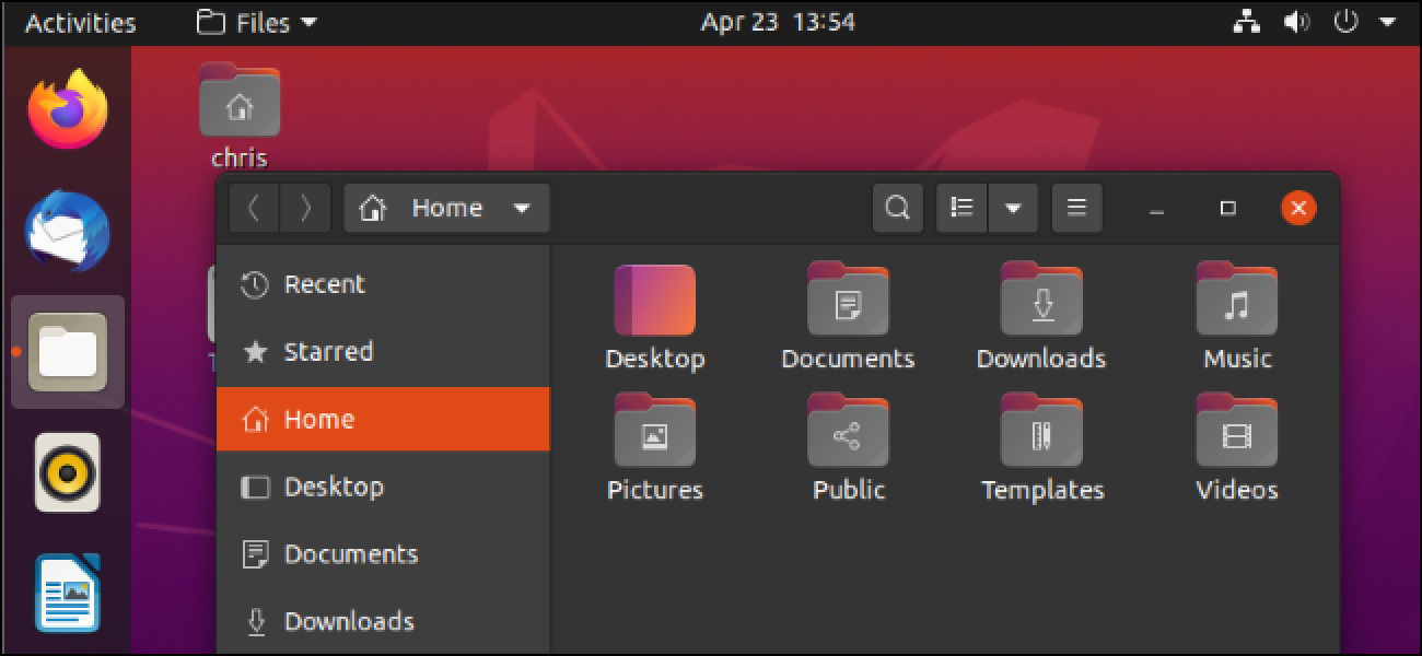 Nola gaitu Dark Mode Ubuntu 20.04 LTSn
