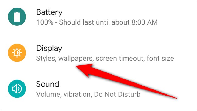 Google Pixel 4 Egin klik Bistaratu