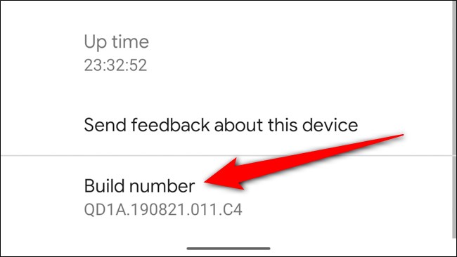 Google Pixel 4 Sakatu azkar Sortu zenbakia