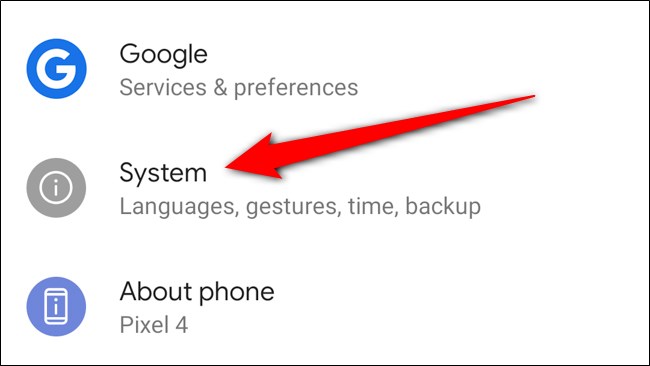 Google Pixel 4 Hautatu Telefonoari buruz