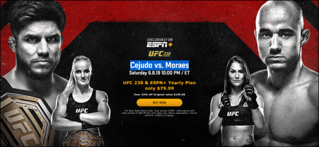 Nola streaming UFC 238 Cejudo vs Moraes Online
