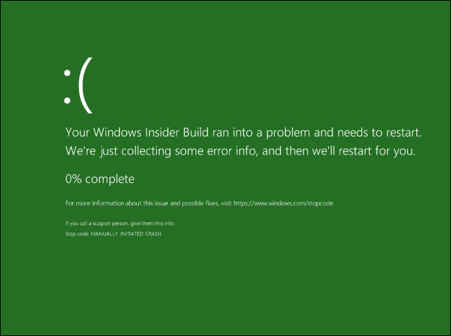 Badakizu Windows 10 Heriotza pantaila berdea du? 2