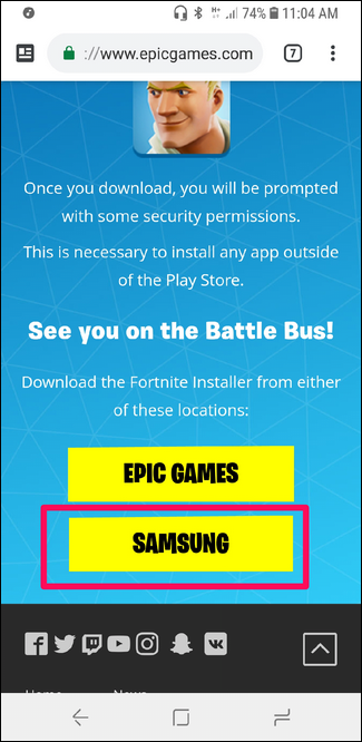 Nola instalatu Fortnite Android-erako 2