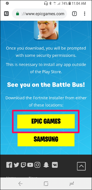 Nola instalatu Fortnite Android-erako 7
