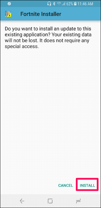 Nola instalatu Fortnite Android-erako 13