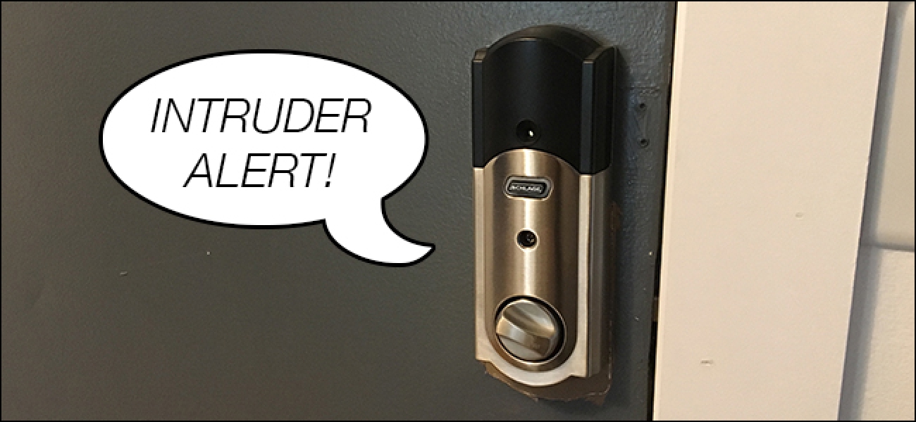 Nola Gaitu Alarma Schlage Connect Smart Lock-en
