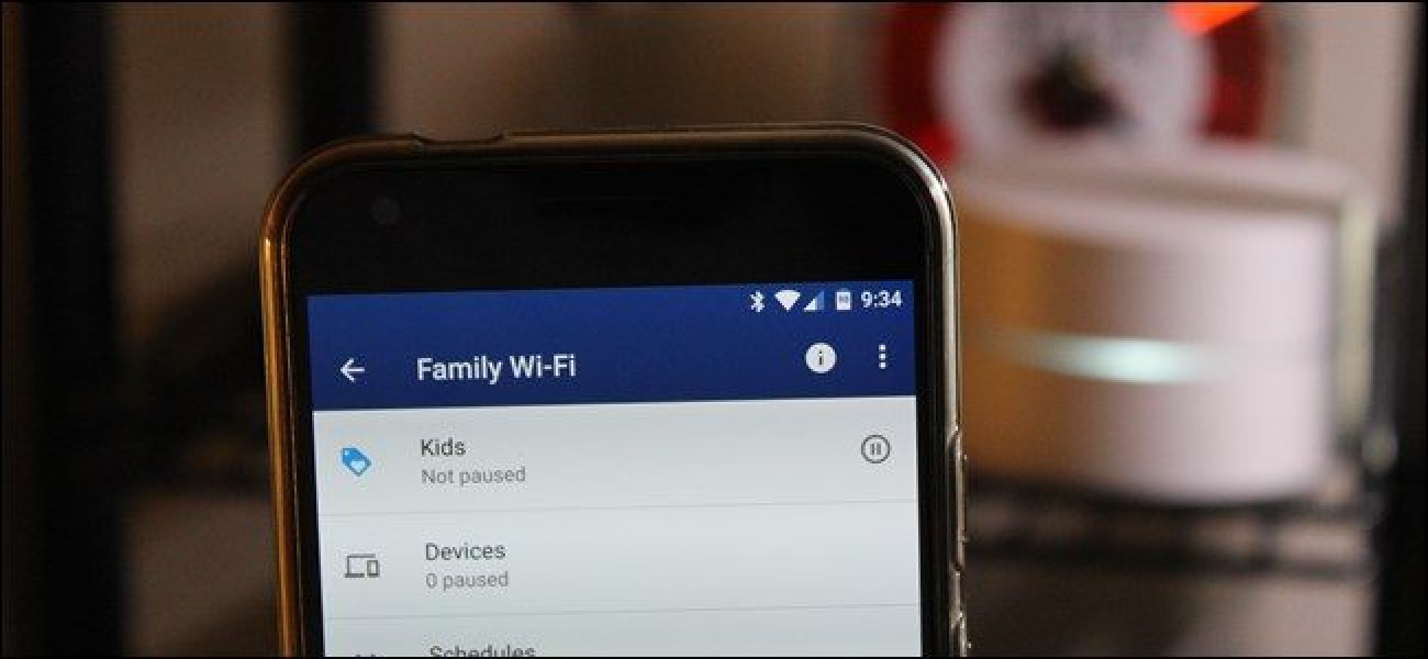 Nola sortu eta erabili Familia Etiketak Google Wifi-n
