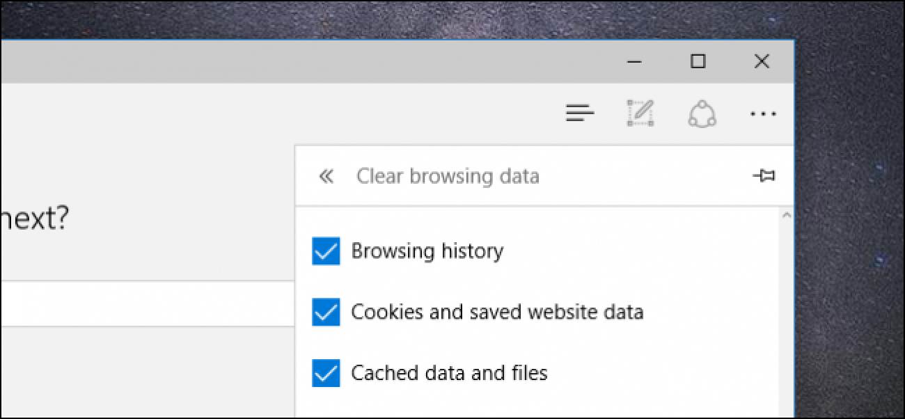 Nola garbitu zure arakatze historia Microsoft Edge-n
