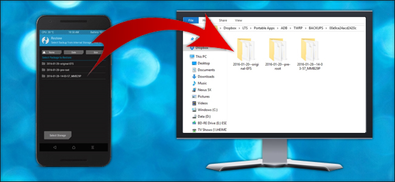 Nola kopiatu TWRP Android Backups zure ordenagailuan gordetze segurua lortzeko
