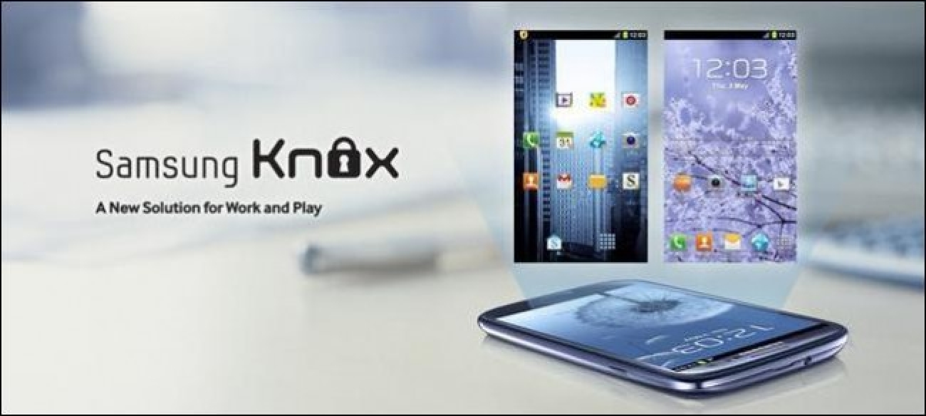 Nola konfiguratu Knox segurtasuna Samsung telefono bateragarri batean
