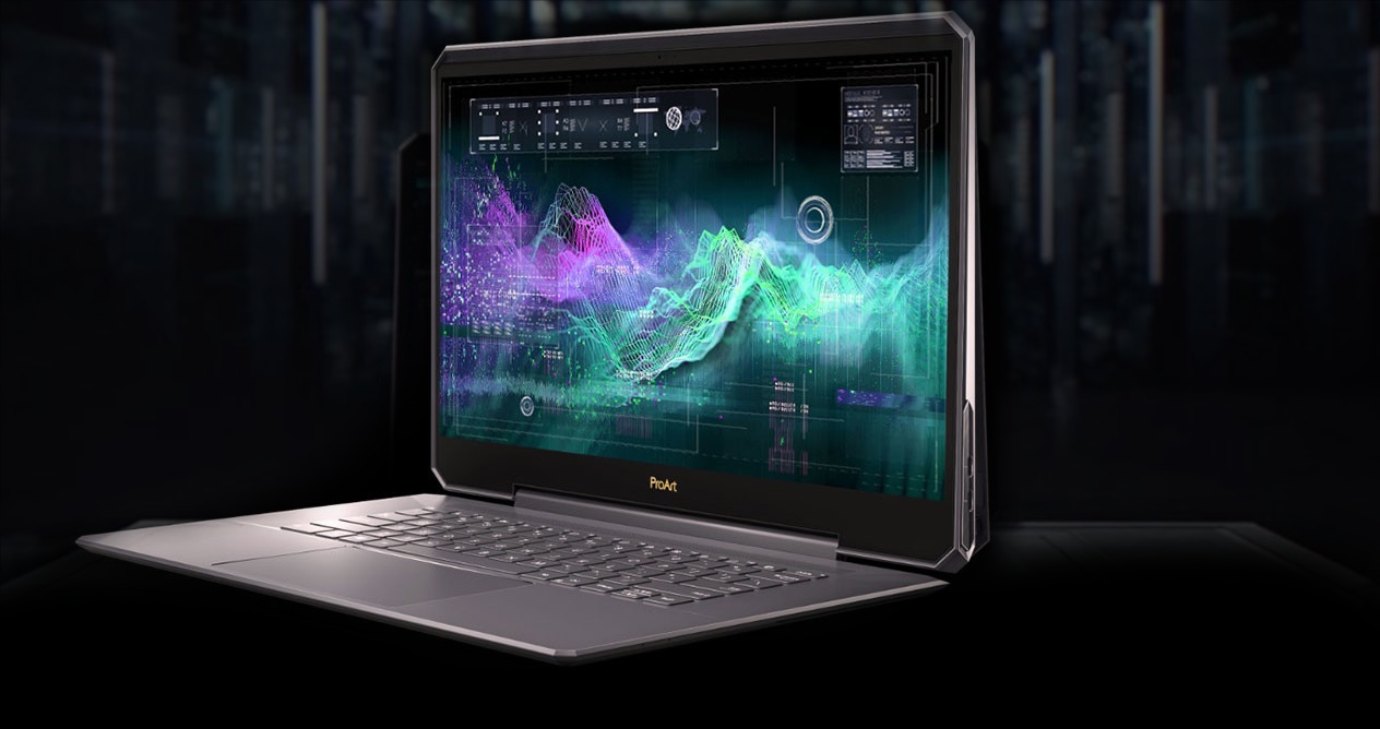 Nvidia Quadro RTX 6000-ren potentzia guztia Asus ProArt StudioBook One ordenagailu eramangarri berrian
