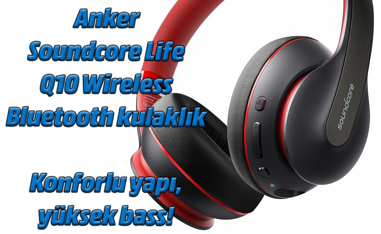 Anker Soundcore Life Q10 Haririk gabeko Bluetooth aurikularra
