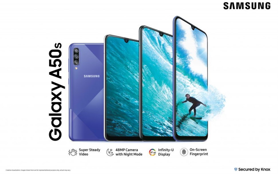 Samsung Deskonprimitu Galaxy A30s & Galaxy Indiako 50 urteetan
