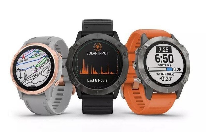 Garmin-ek Fenix ​​abian jarri zuen 6 Smartwatches serieak
