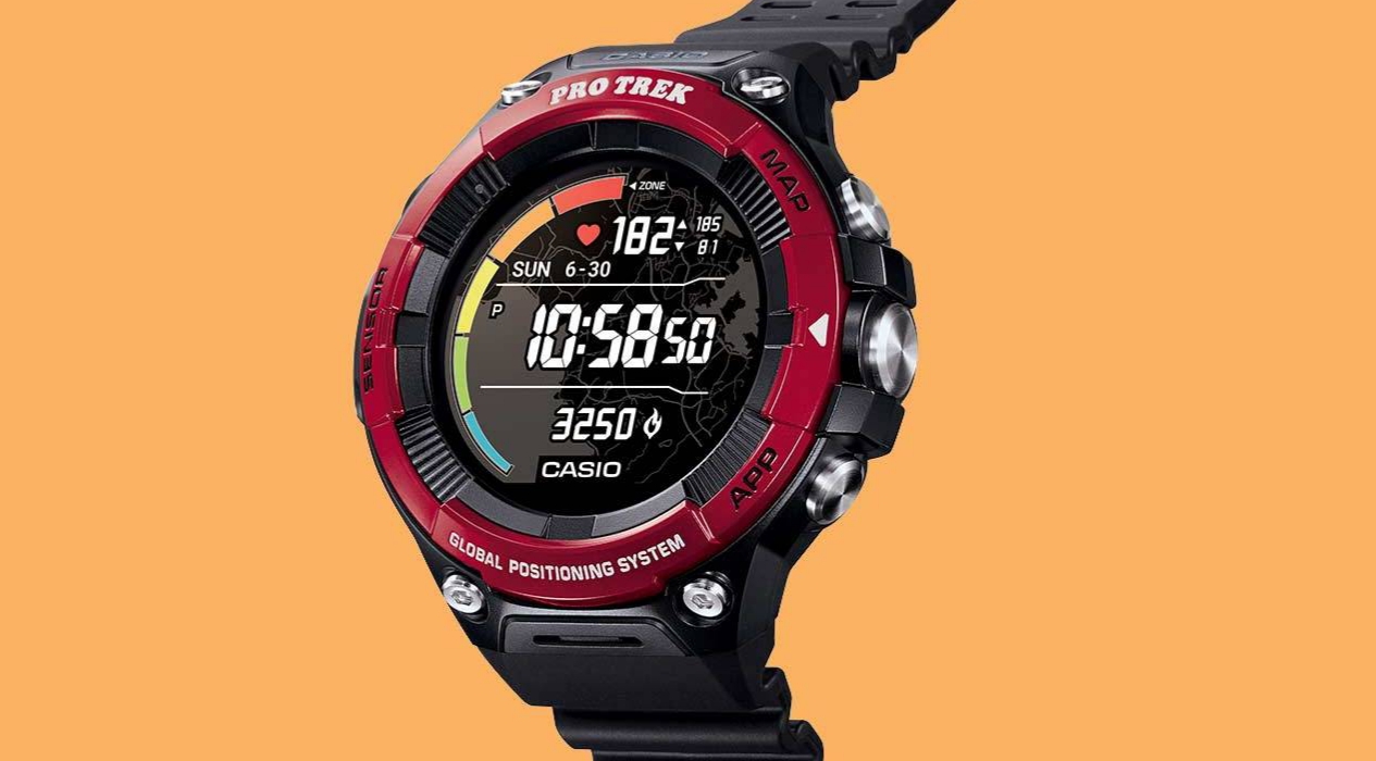 Casio Pro Trek Wear OS Smartwatch-ek bihotz-tasaren jarraipena du
