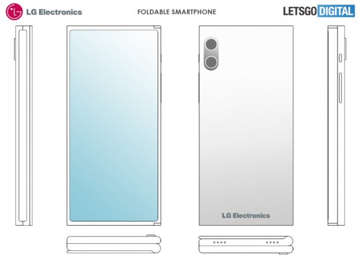 LG patenteak pantaila tolesturako telefonoetarako
