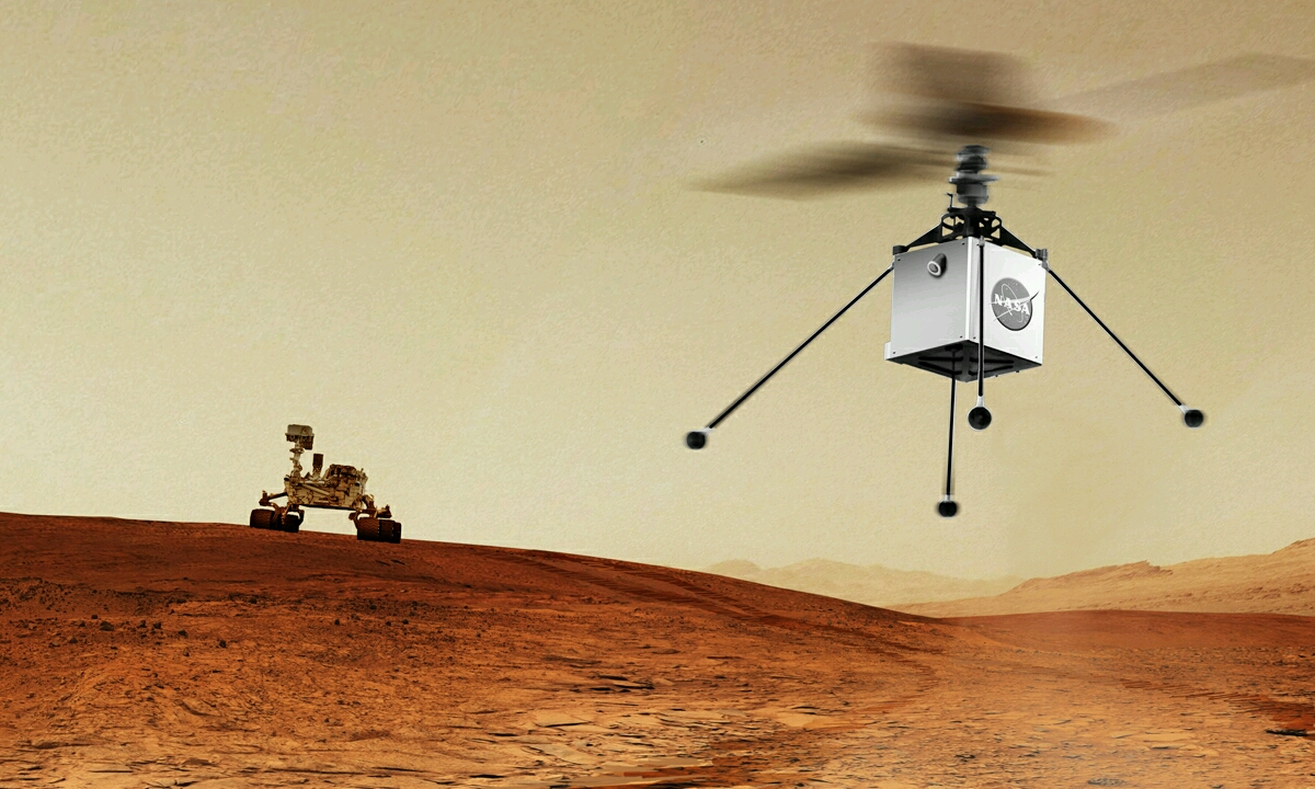 NASAk ere Marte Helikopteroaren azken proba gainditu zuen
