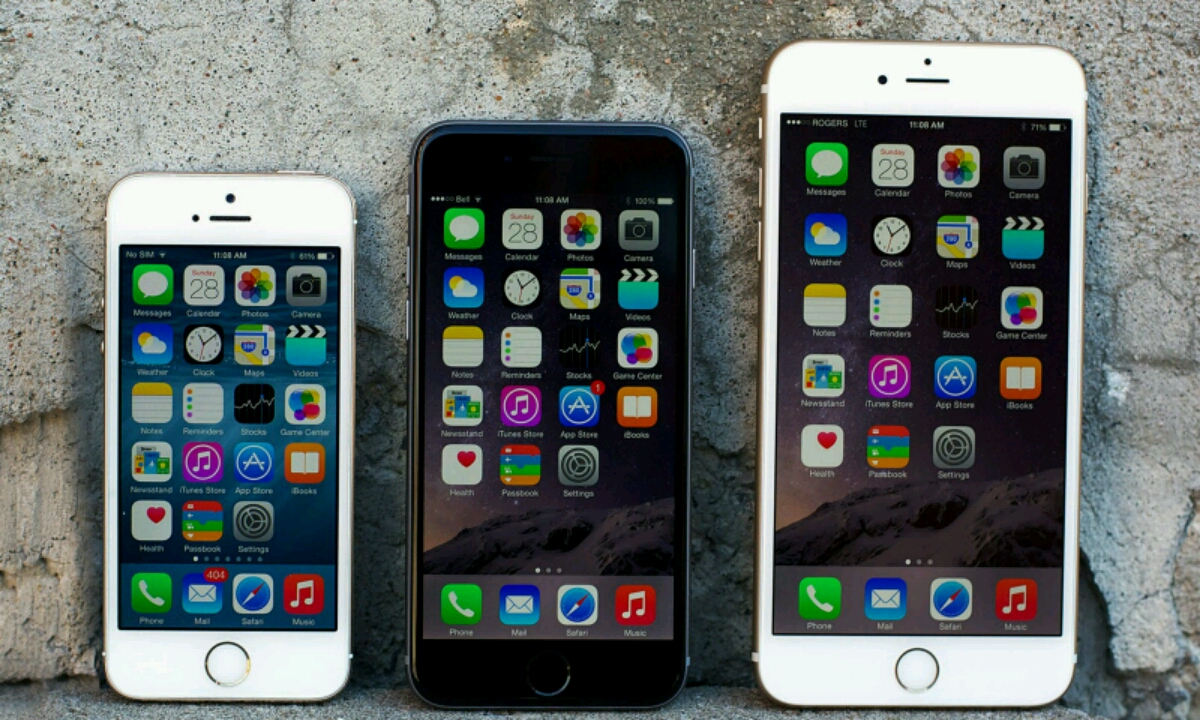 iPhone 5.4 Pantailaren pantaila modeloetara itzultzen da
