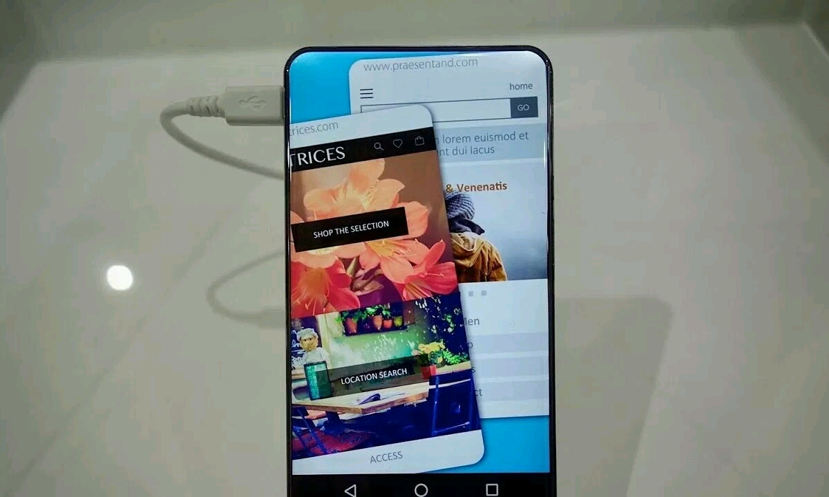 Samsung oso gertu dago pantaila osoko telefonoa egiteko
