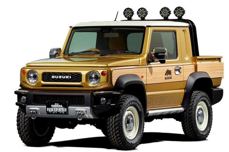Suzukiren atzera jasotako kontzeptua: Hemen duzu Suzuki Jimny Sierra!
