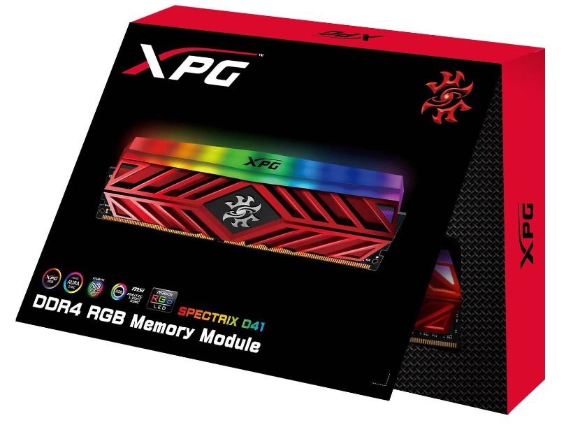 XPG Spectrix D41 RGB 3200MHz RAM. RGB argiztatutako RAM bila?