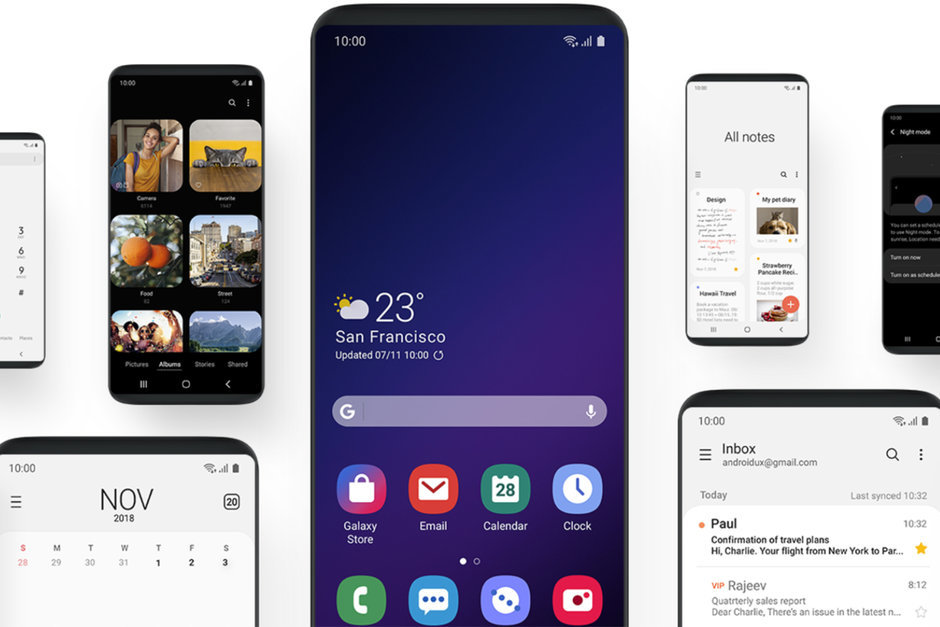 Galaxy Android Pie beta berria eguneratzeko S9!
