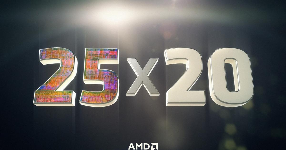 AMD-k prozesadore mugikorren eraginkortasun energetikoa 25 aldiz handitzea lortu du
