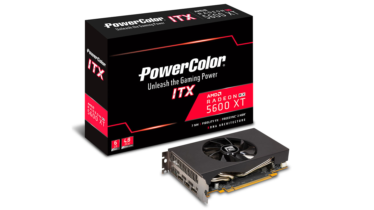 PowerColor Radeon RX 5600 XT ITX: ordenagailu txikientzako txartel indartsua dator