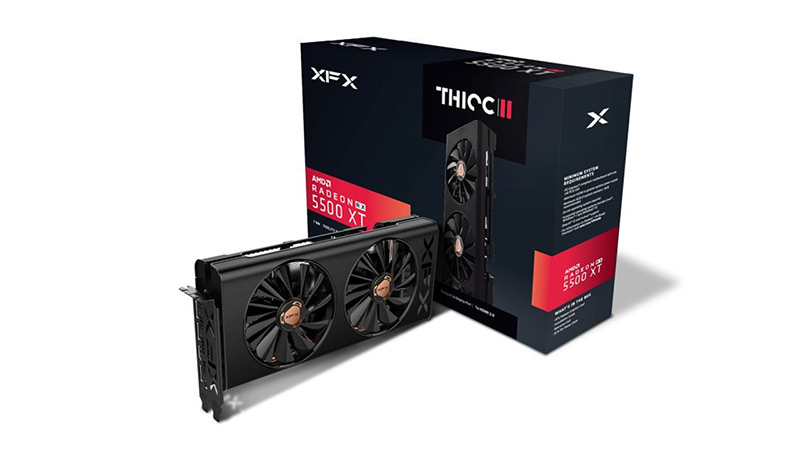 XFX Radeon RX 5500 XT Thicc II Pro 8 GB  - txartel grafikoaren zehaztapena
