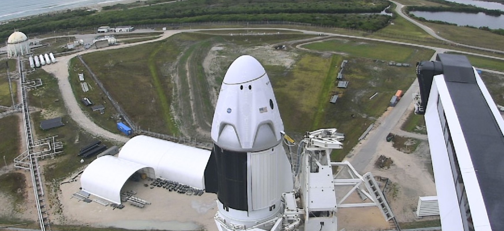 Crew Dragon larunbatean orbitan sartuko da. Eguraldiak SpaceX eta NASA berriro zapuzten ez baditu