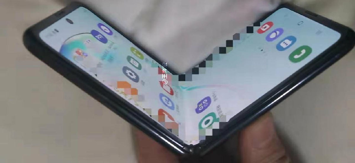 Samsung-en argazkiak filtratu ziren Galaxy Fold 2.  Motorola Razr bezalako flip bat du

