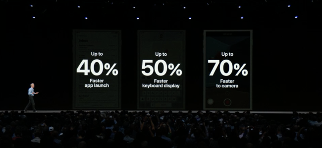 Apple IOS 12 erreklamazioak gailu zaharrak azkartuko ditu 1