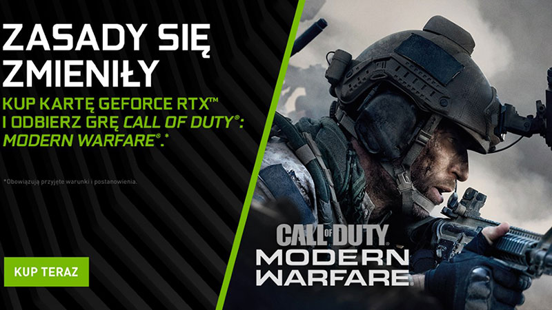 Call of Duty: Modern Warfare doan Nvidia GeForce RTX 20 txartel grafikoekin
