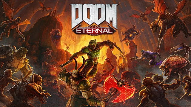 Doom Eternal jokoaren atal luze batean
