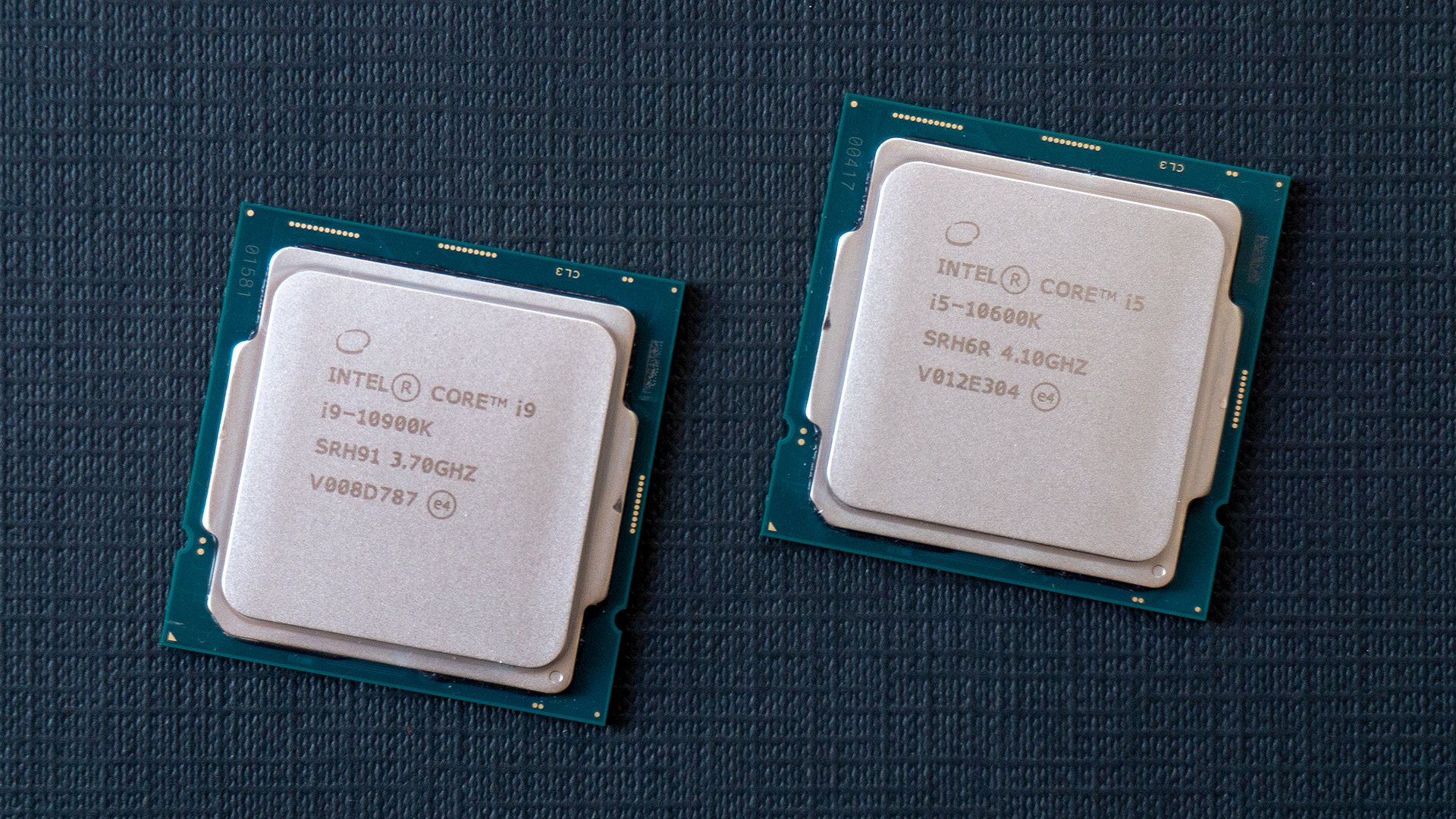 Intel Core i9-10900K eta Core i5-10600K - Comet Lake S familiaren bi prozesadoreren proba
