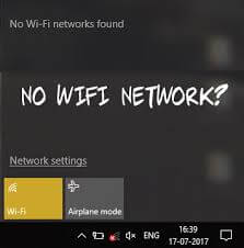 Konpondu WiFi ikusezina OSan Windows 10
