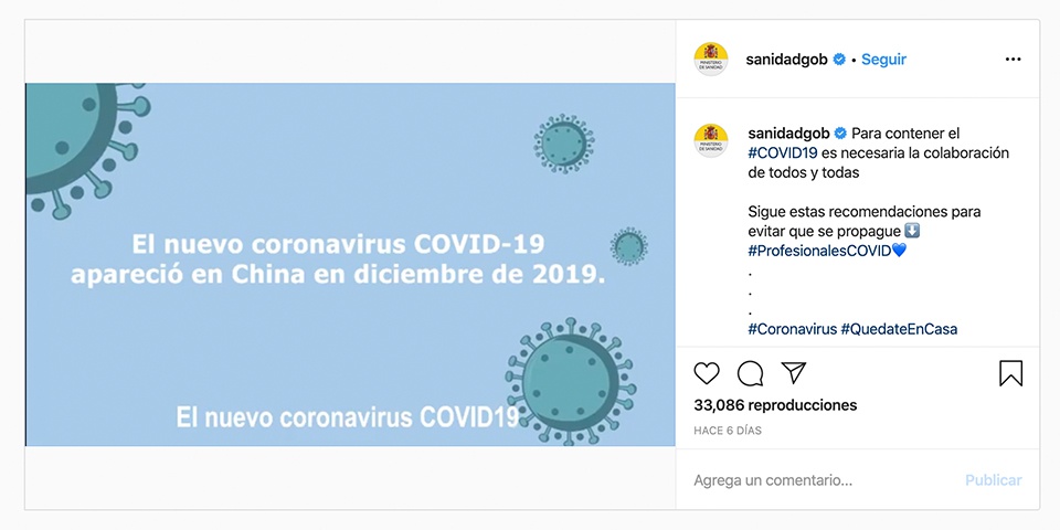 Kontuak kontu Instagram koronavirusarekin eguneratuta egoteko, albiste faltsuetan erori gabe 1