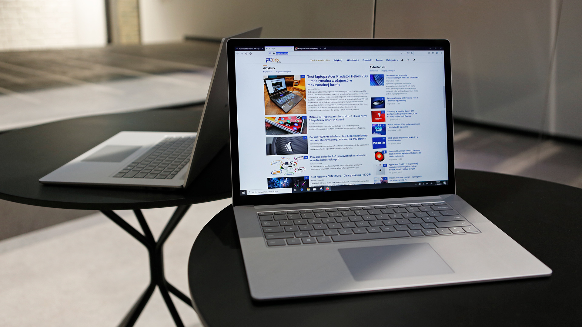 Microsoft Surface Laptop proba 3 15 "- Ryzen Azaleko edizioan
