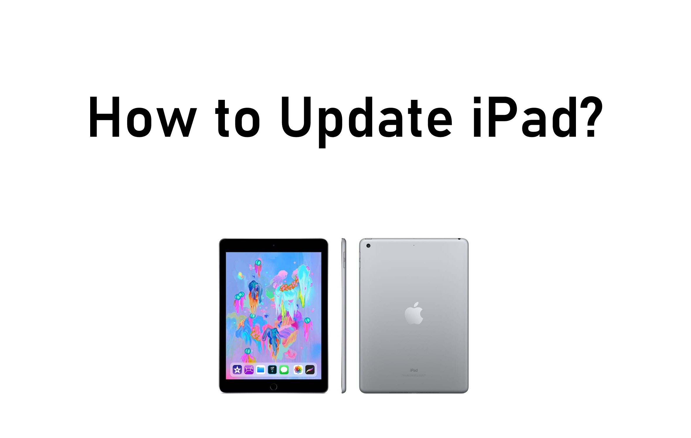 Nola eguneratu iPad iPad Azken bertsiora 2 moduak
