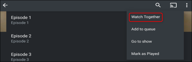 Plex Watch Watch Button