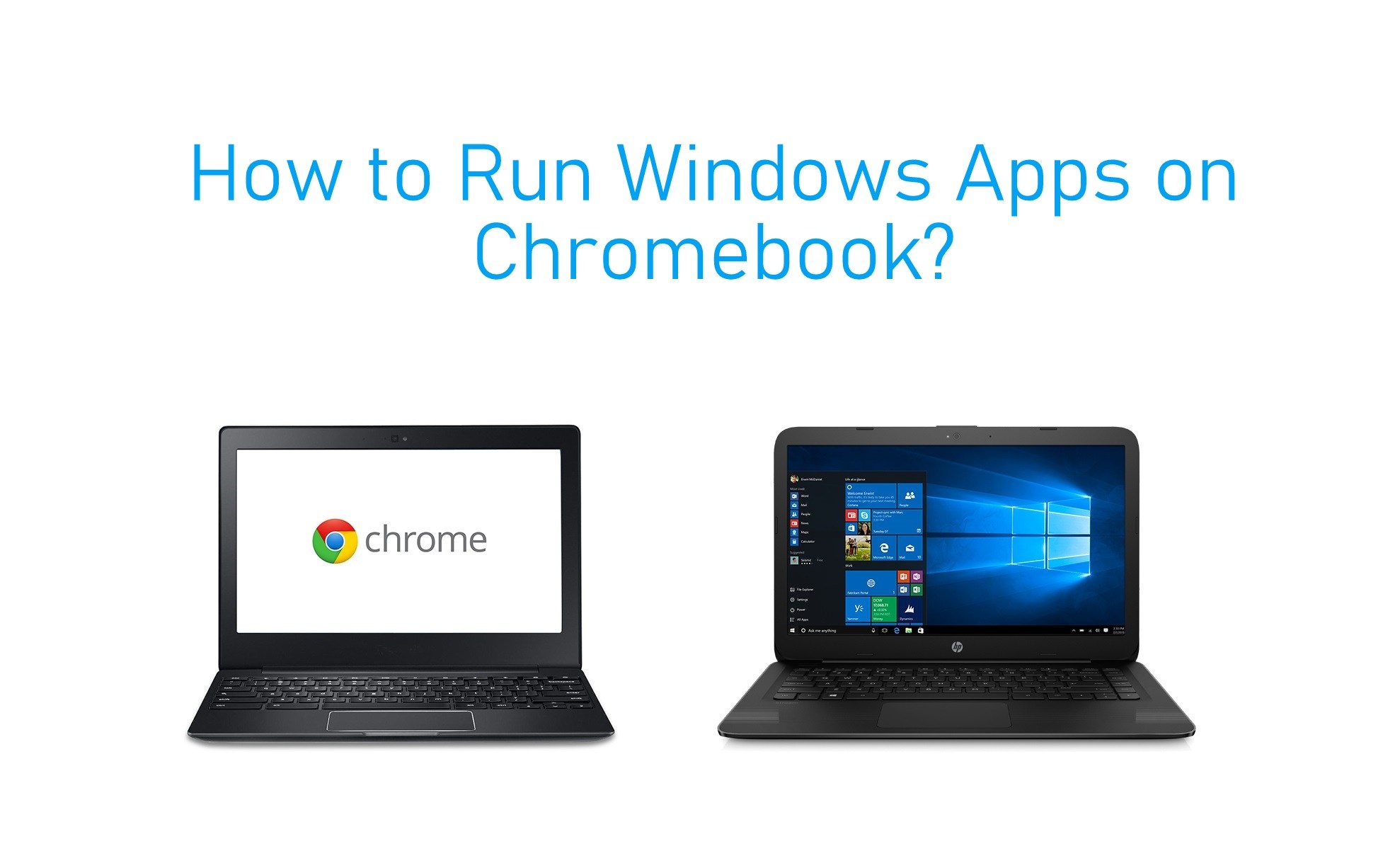 Nola korrika egin Windows Aplikazioak Chromebook-en
