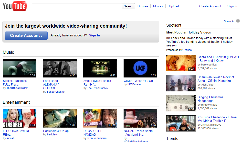 YouTube bere diseinu klasikoa hiltzen
